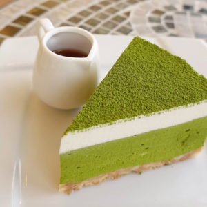 抹茶のチーズケーキ