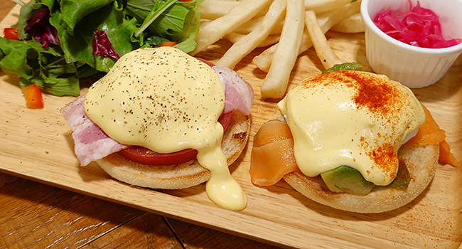 エッグベネディクトプレート